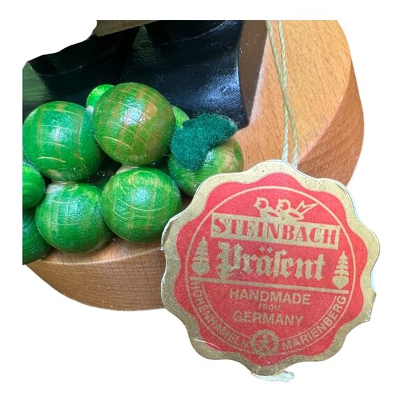 Steinbach Volkskunst Urafent Nutcracker Handmade Germany Chubby Wineseller S1337 - Picture 10 of 16